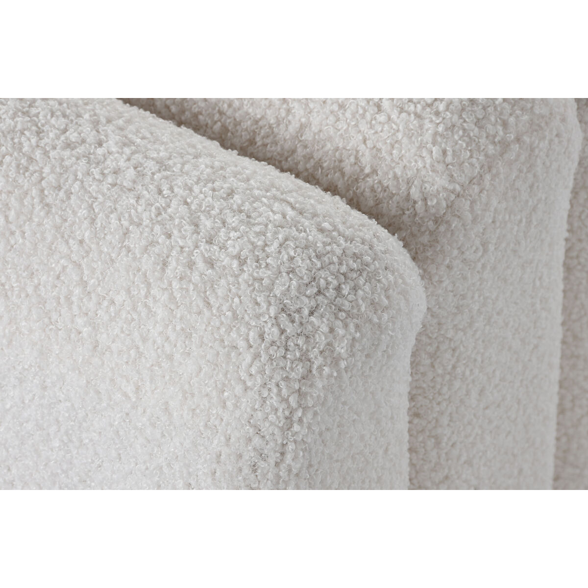Kruk Home ESPRIT Wit Polyester Hout MDF 100 x 45 x 43 cm